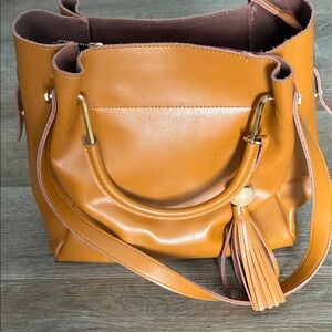 Katee Leather tote bag